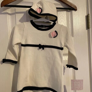 NWT Dylan & Abby Sweater Dress and Hat